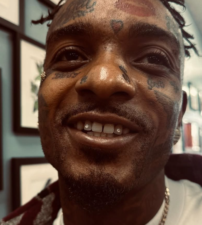 Men's tooth gem at Darkstar Tattoo Riverside CA